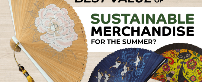 Sustainable Hand Fan Merchandise