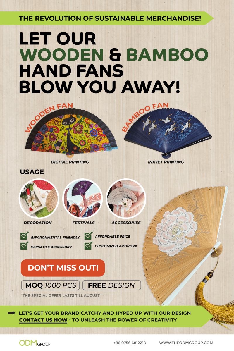 Sustainable Hand Fans Special Offer