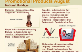 Promotional Gifts for August