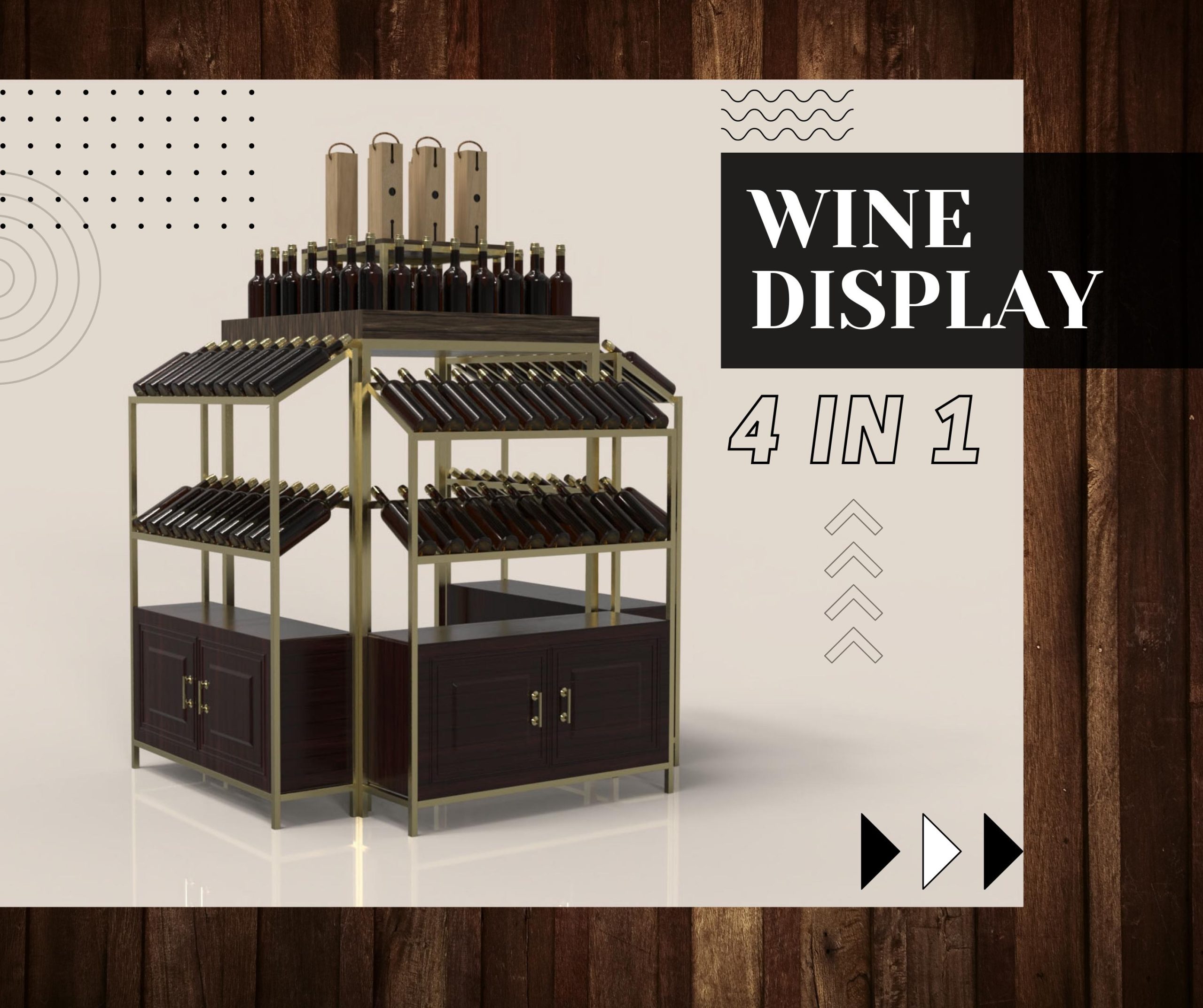 Wine Display Stand