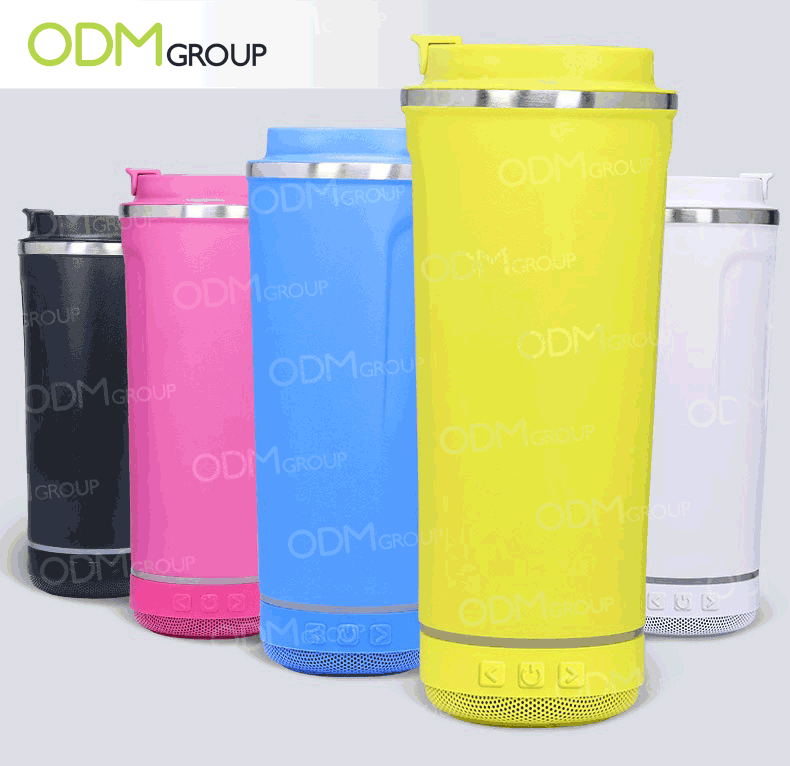 Promotional Water Bottle with Bluetooth Speaker