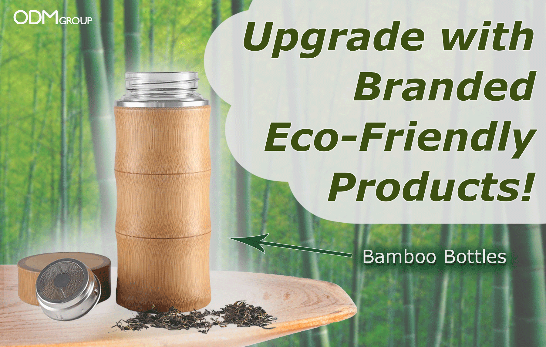 Branded Eco-Friendly Products - Bamboo Bottle