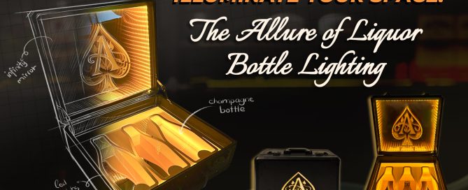 Liquor bottle lighting