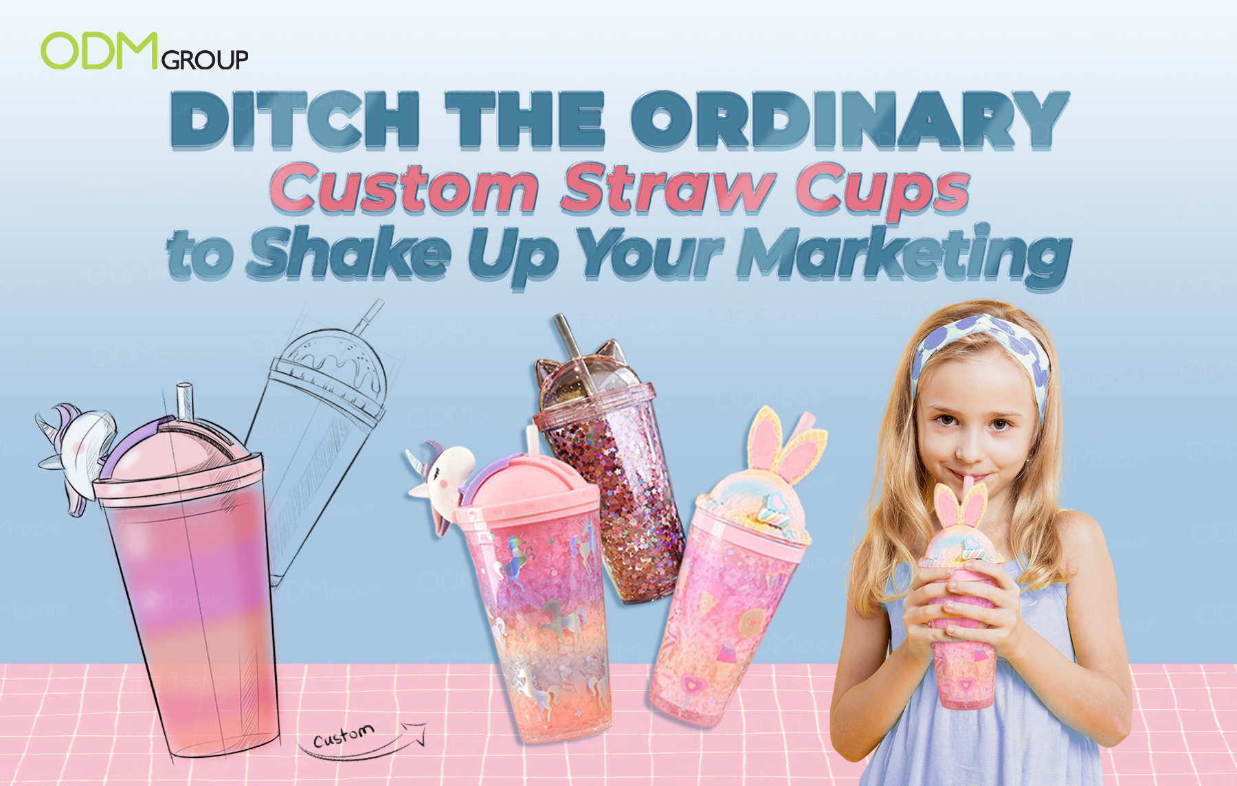 Custom Straw Cups