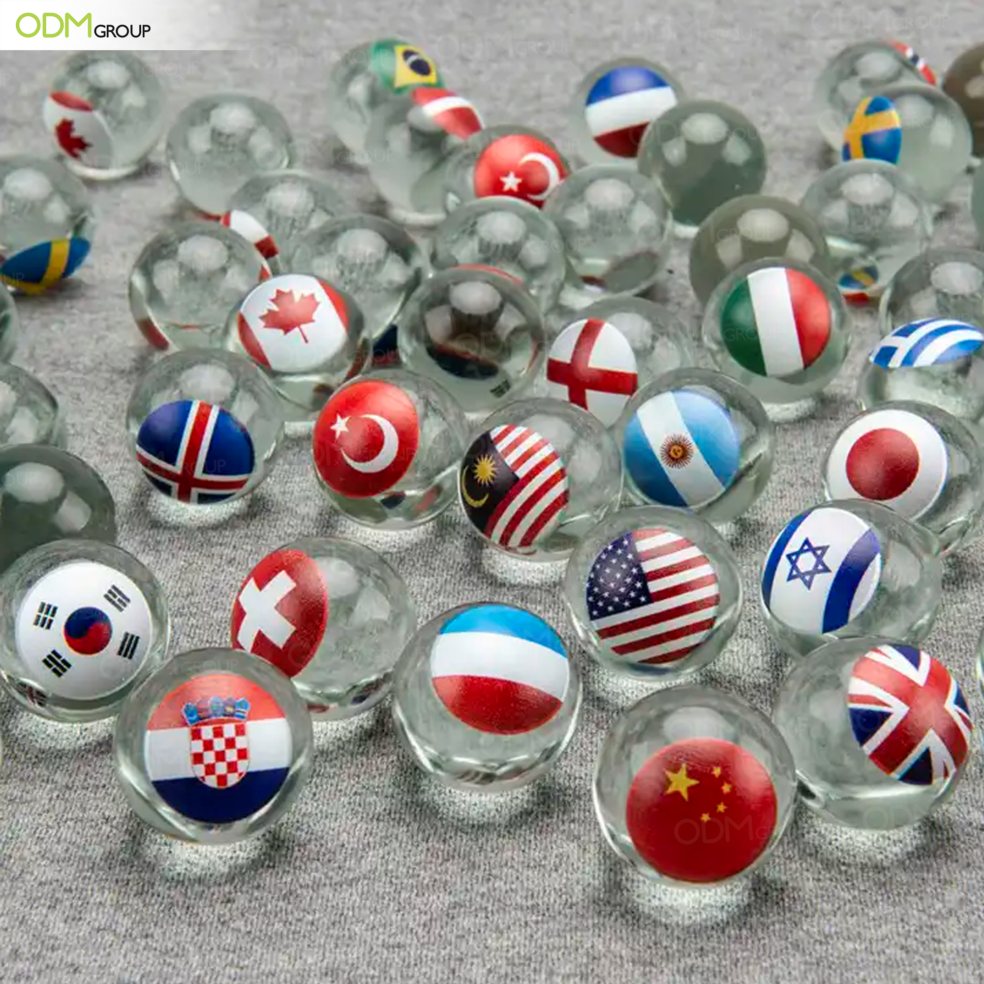 Country Flag Marbles