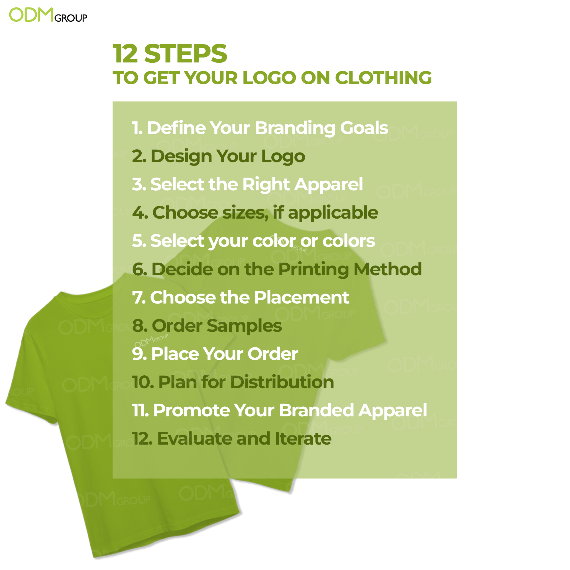 how to get my logo on clothing