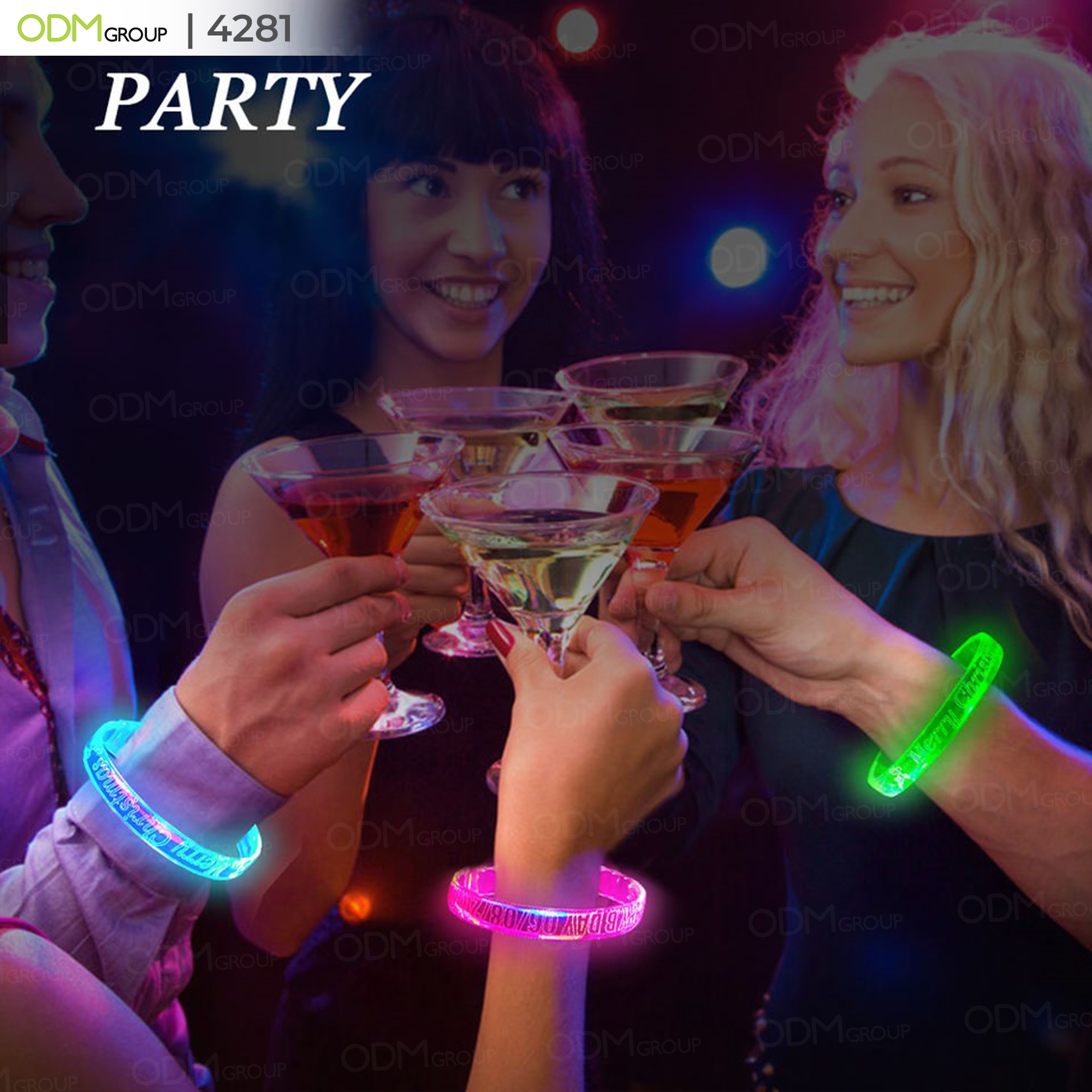 Sound Activated LED Bracelet Wristband 1