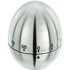 Egg-shaped timer
