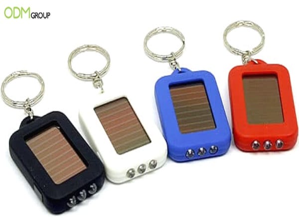 Company Swag Ideas- Solar Keychain