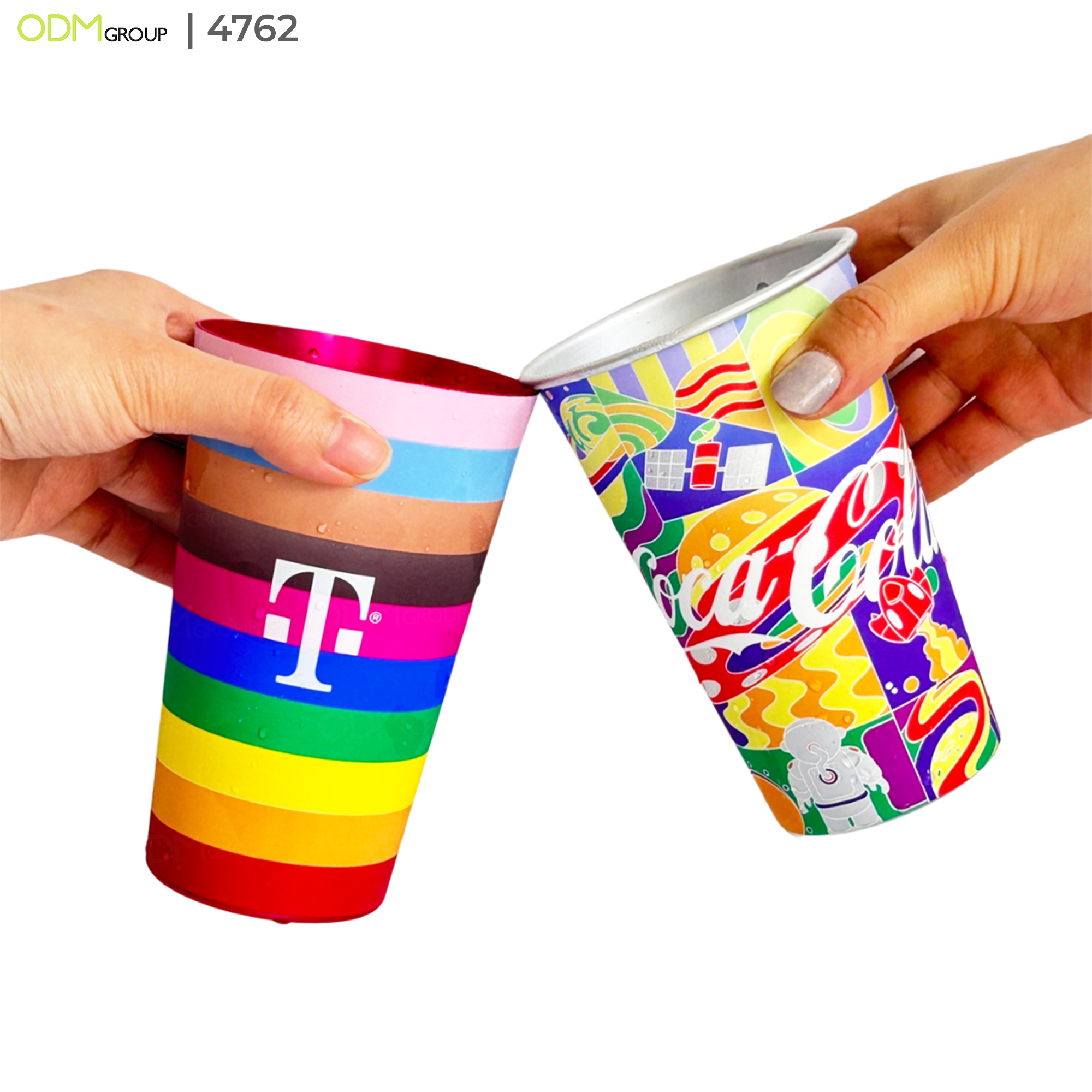 recyclable aluminum cups