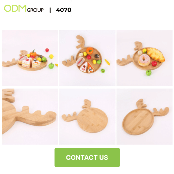 Custom Shape Bamboo Tray