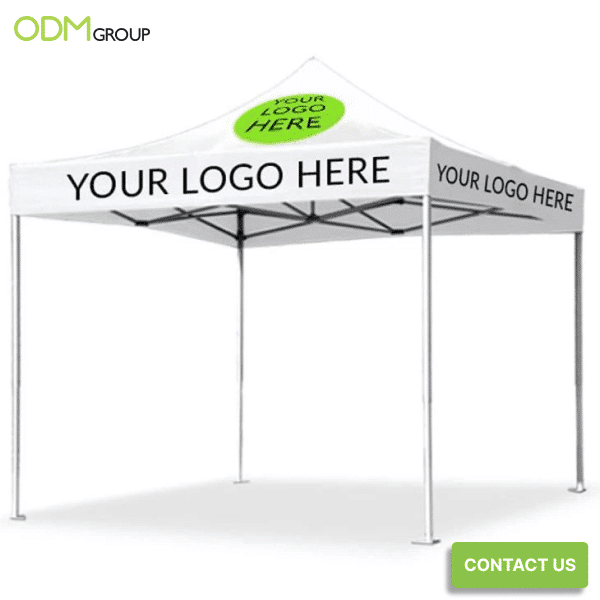 Durable and portable custom canopy tents