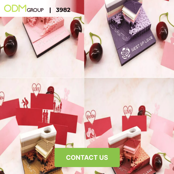 Increase brand engagement and sustainability with 3D Memo Pad gift sets