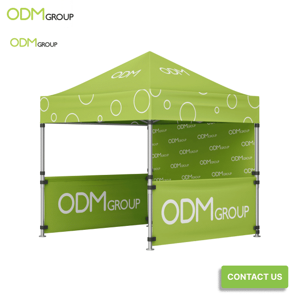 Promote unity and your brand with customized team tents