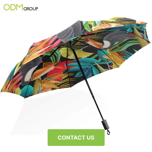 Stylish and durable 3D-printed umbrellas that showcase your brand