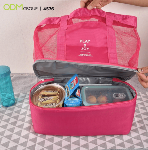 The Best Summer Gift Idea with Cooler Bottom Mesh Bag