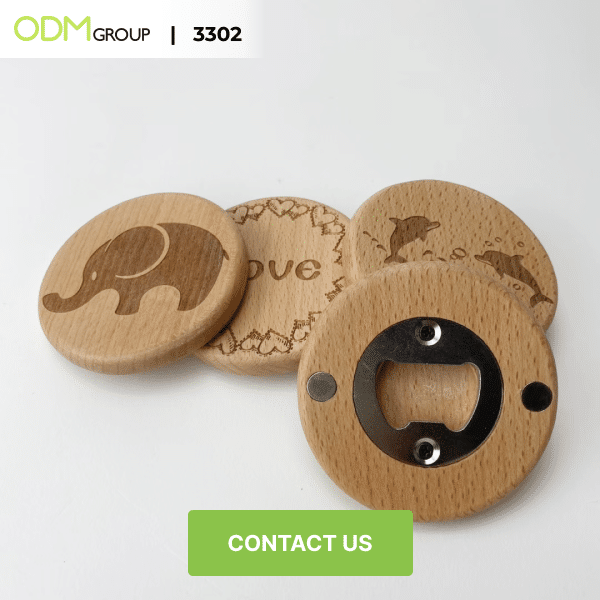 Wooden Fridge Magnet Openers are perfect for affordable gifts