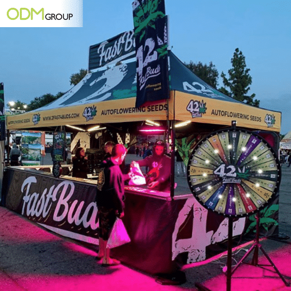 Canopy tent with led light