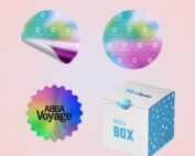 custom hologram sticker for brands packaging