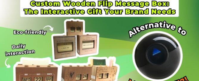 Wooden Flip Message Box