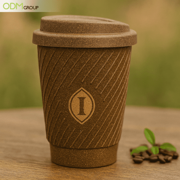 Coffee Gift ideas- coffee cups made from coffee grounds