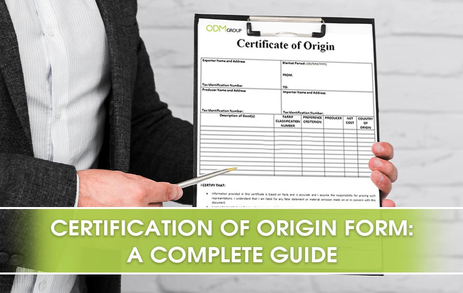 Certificate of Origin