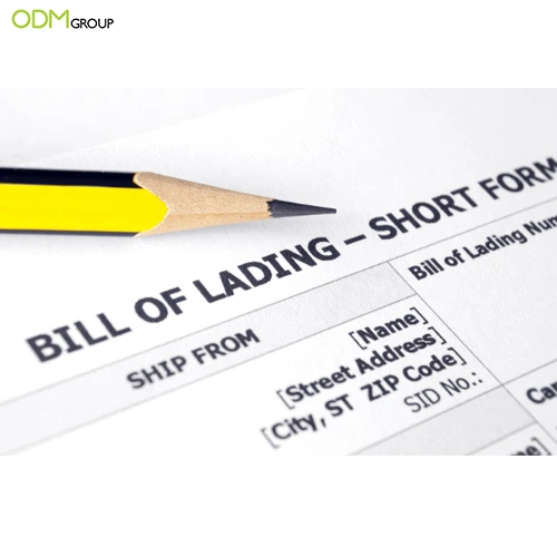 China Customs Declaration- BILL OF LANDING (1)
