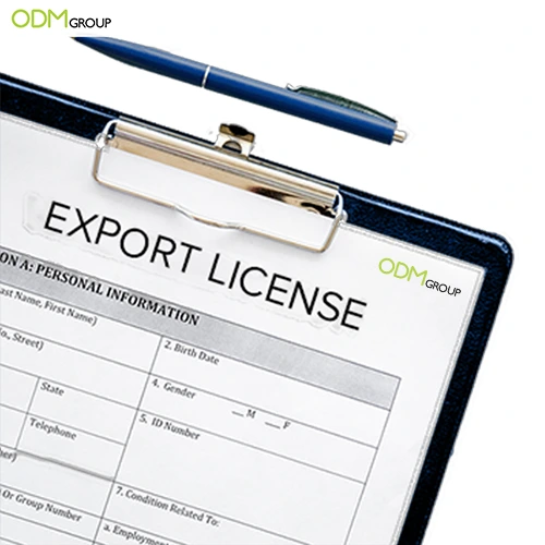 China Customs Declaration- EXPORT LICENSE (1)