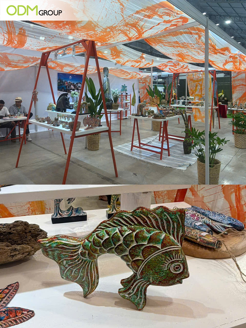 ceramic promo items at lifestyle trade fair vietnam 2025 2