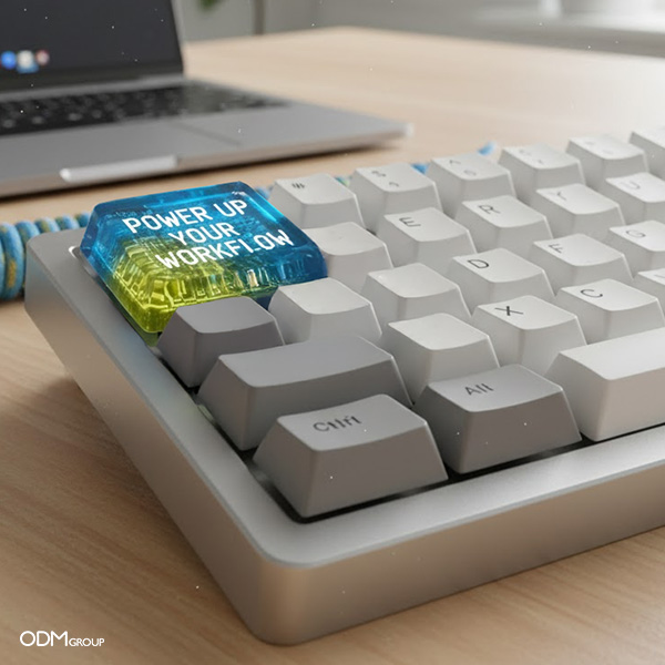 custom keyboard buttons branded idea