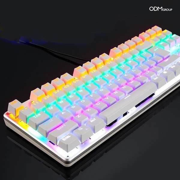 glow custom keyboard buttons