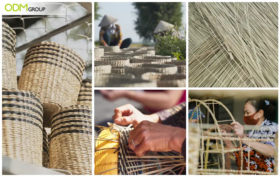 make seagrass storage baskets