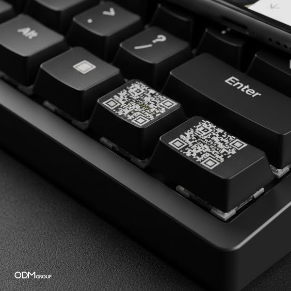 qr custom keyboard buttons