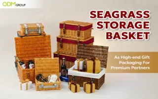 seagrass storage baskets for high end packaging