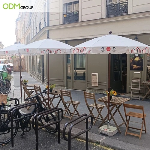 Umbrella Advertising – Paris Olympic 1