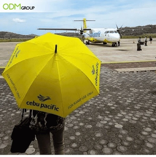 Umbrella Advertising – Cebu Pacific Umbrella Advertising - Cebu Pacific