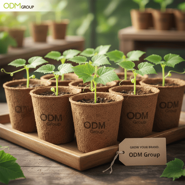 natural Loofah Plant Starters : Seedling Pots