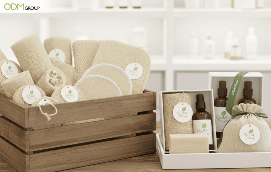 natural loofah for marketing campaign