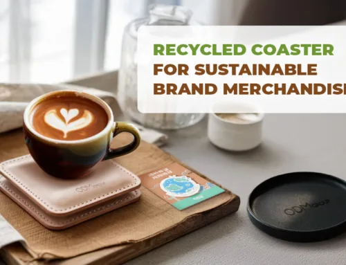 Recycled Coaster for Sustainable Brand Merchandise