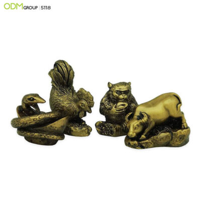 Chinese Zodiac Figurines 3 Chinese Zodiac Figurines