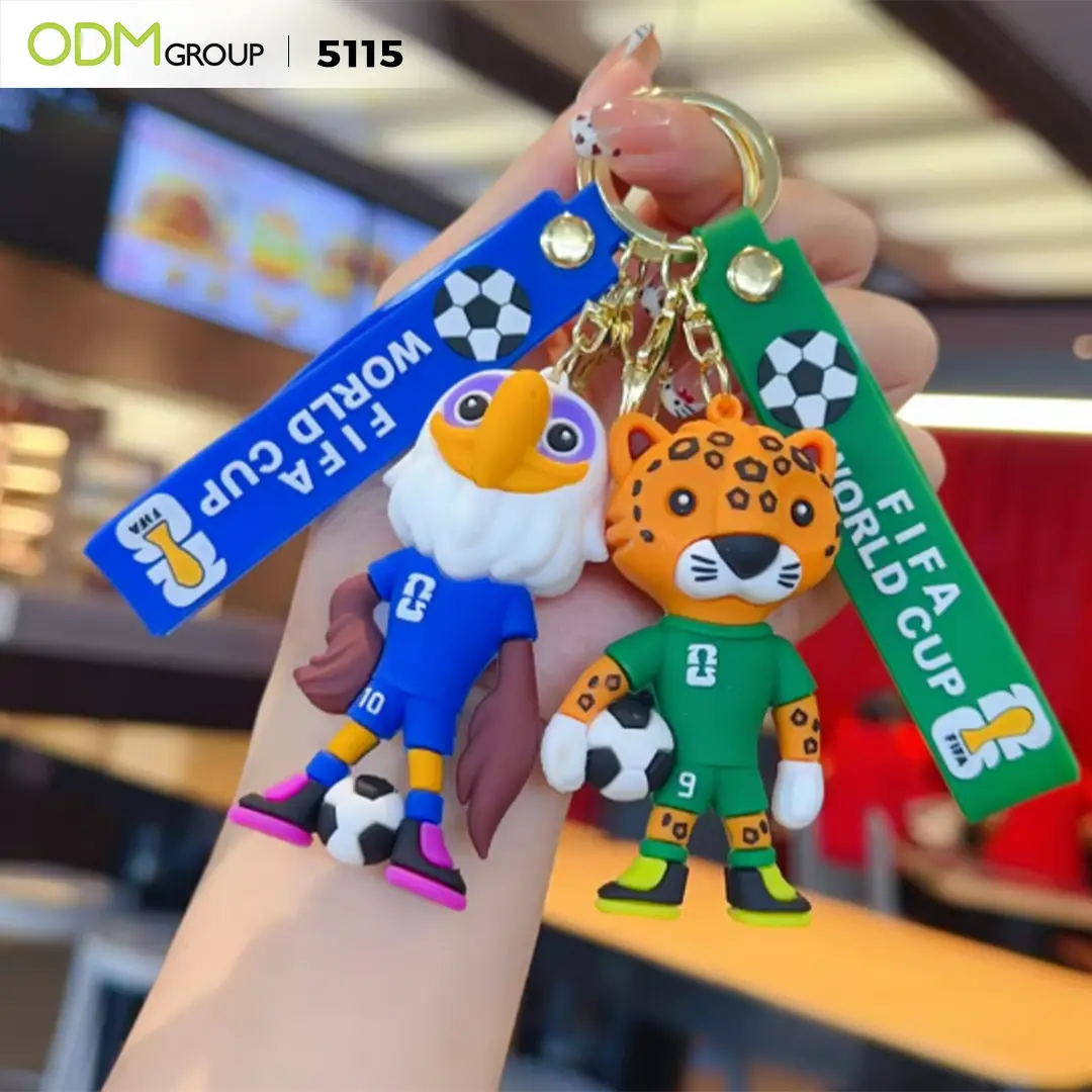 Mascot keychains