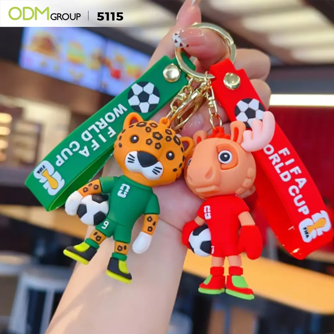 Mascot keychains