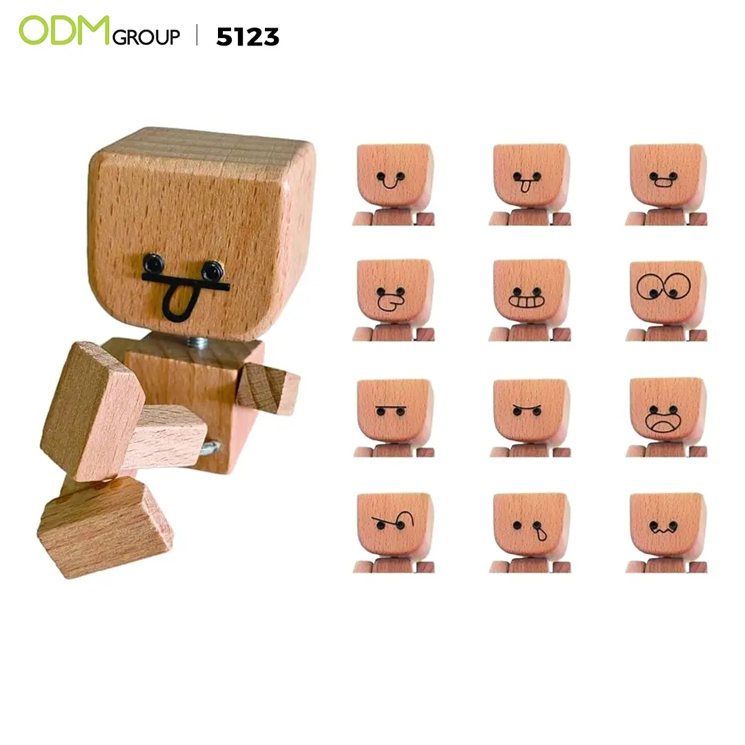 Wooden Figurines 4 Wooden Figurines