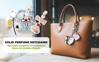 solid perfume keychain