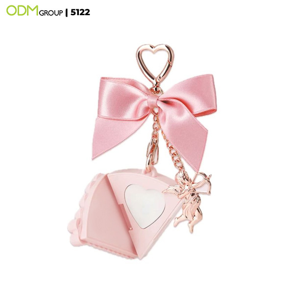 solid perfume keychain with custom shape