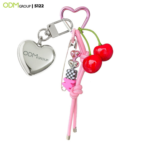 solid perfume keychain