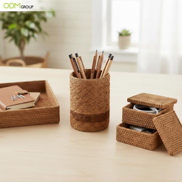 coir desk accessory