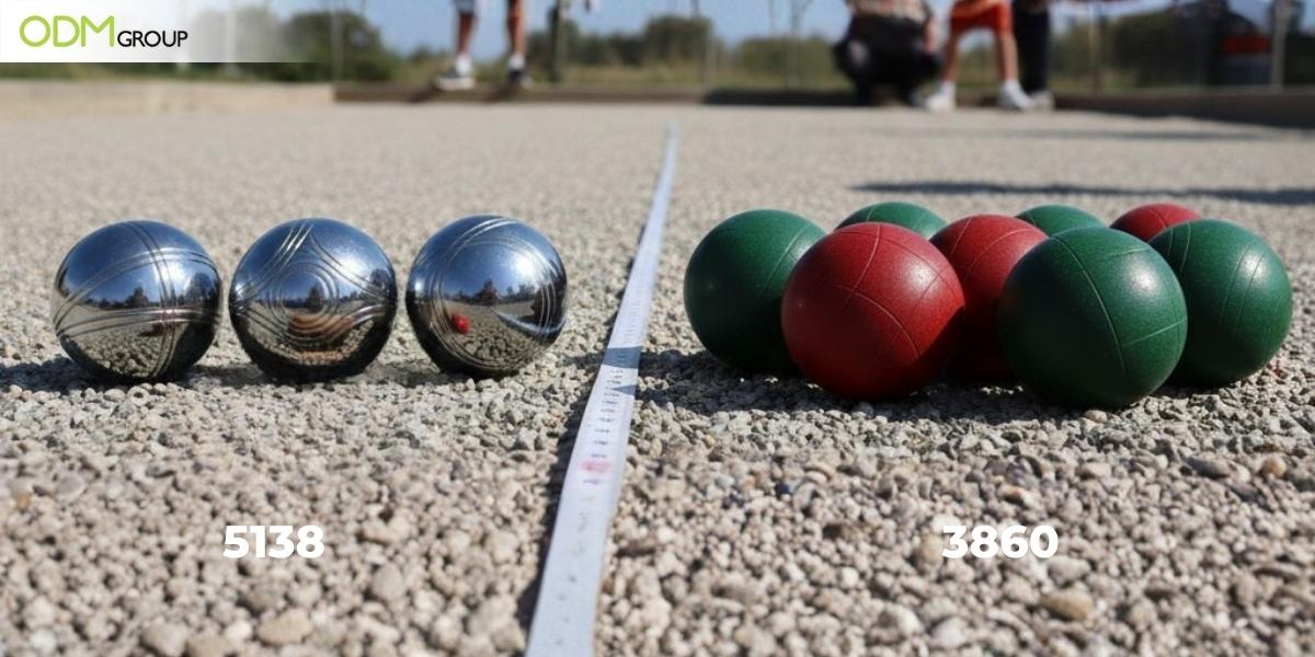 pétanque and bocce set pétanque and bocce set