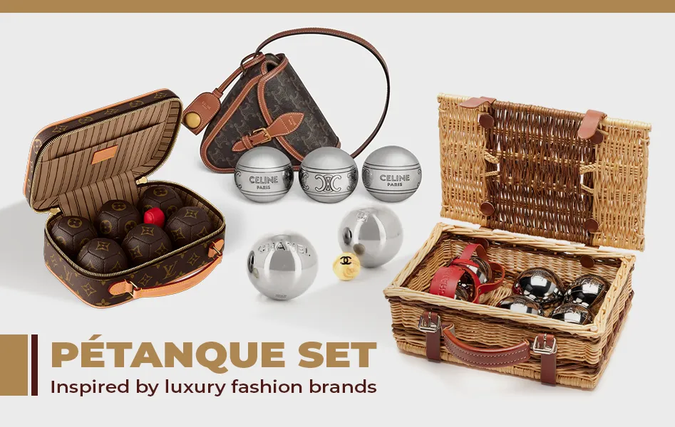 pétanque sets inspiration from fashion brands pétanque sets inspiration from fashion brands
