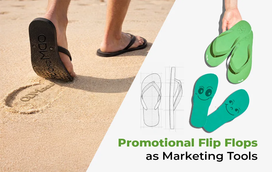 promotional flip flops